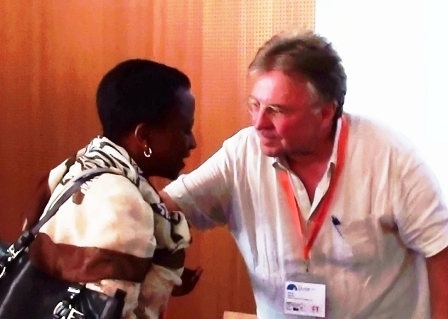 Édith Mukakayumba et Benno Werlen