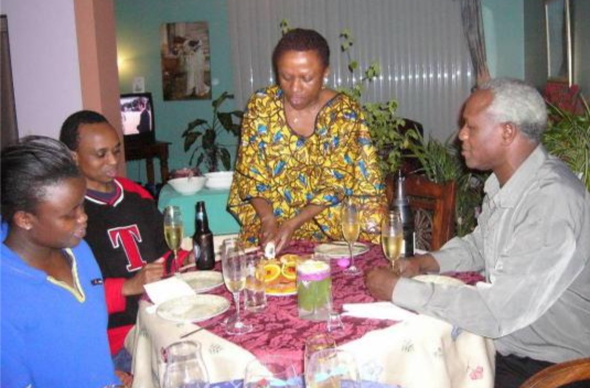Alleluya Gusenga, Epa Munyaneza, Édith Mukakayumba et Victor Munyarugerero